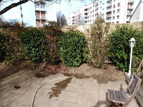 aménagements de clôture avec arbuste devant 